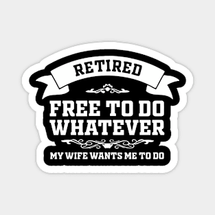 Retired Free Magnet