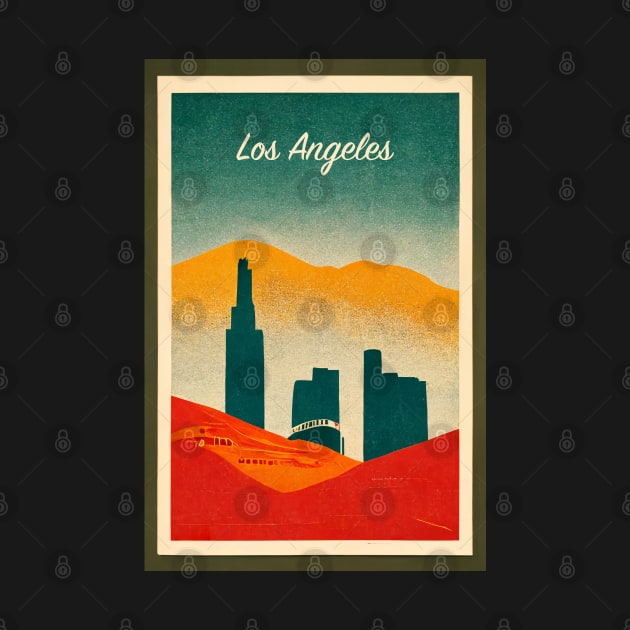 Los Angeles Retro Travel by Retro Travel Design