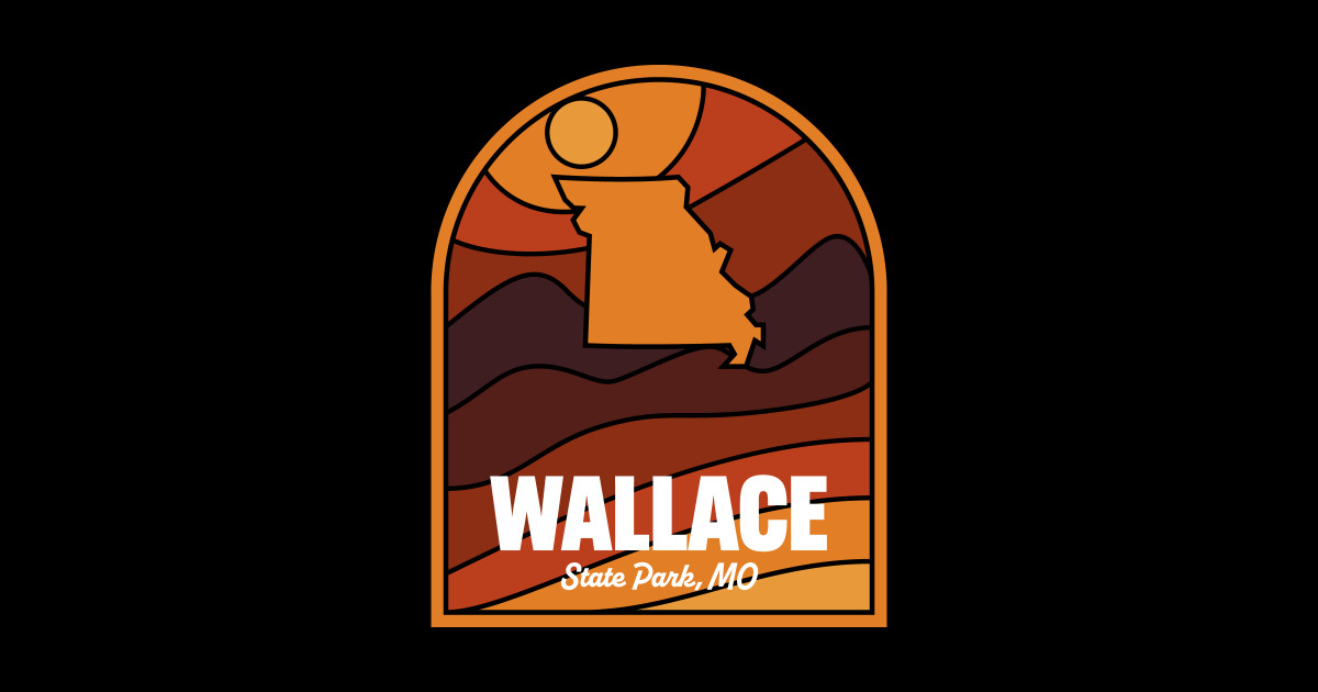Wallace State Park Missouri Wallace State Park Mo Sticker TeePublic
