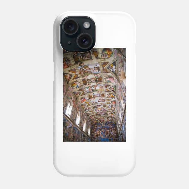 Sistine Chapel ceiling. (C026/9326) Phone Case by SciencePhoto