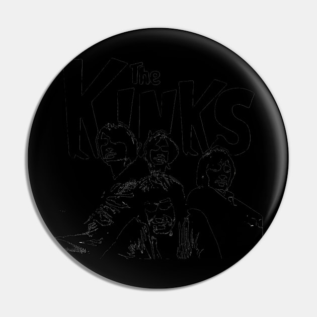 The kinks siluet Pin by BiteBliss