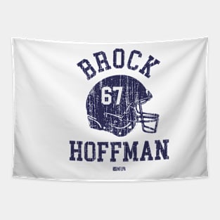 Brock Hoffman Dallas Helmet Font Tapestry