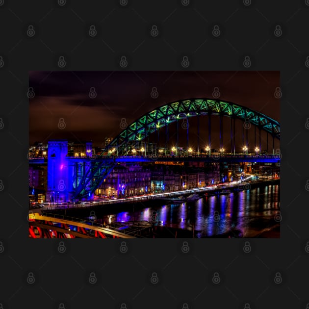 Newcastle Quayside At Night by axp7884