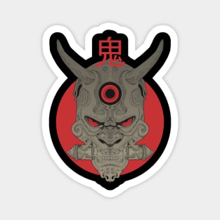 Oni (Black/Red) Magnet