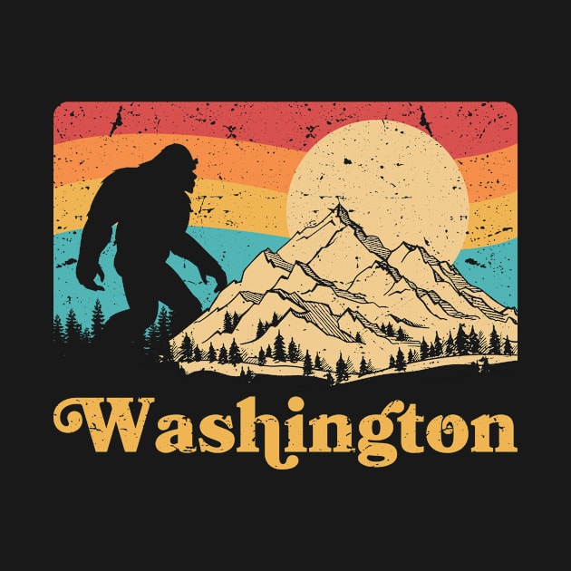 State of Washington Pacific Northwest Bigfoot Mountain by Dianeursusla Clothes