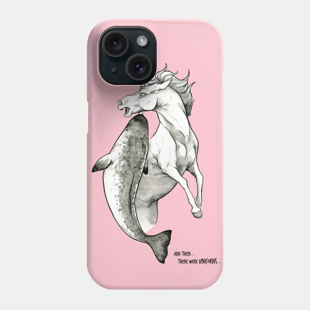 Birth of Unicorns- Text Phone Case by charamath