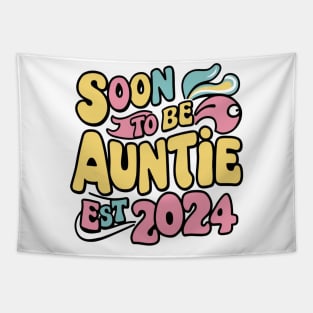 Soon To Be Auntie Est 2024 Tapestry