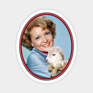 Betty White: Friend Of The Animals Magnet