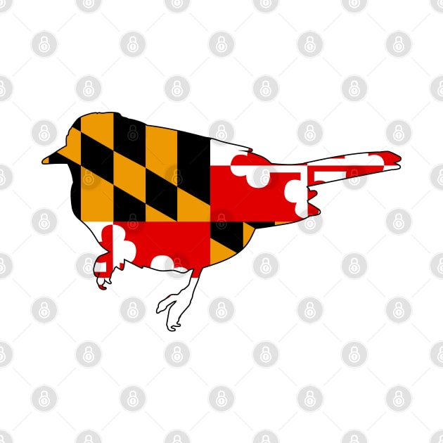 MD State Flag Oriole by ziafrazier