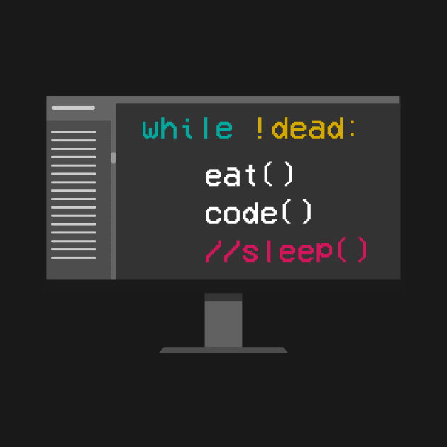 Eat Code Sleep Coder Software Engineer App Developer by Gufbox