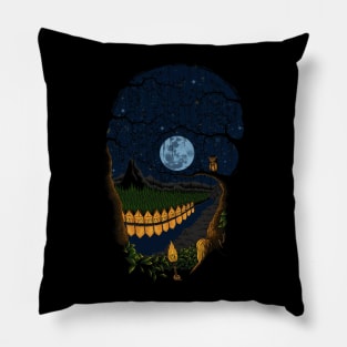 Midnight Silhouette Pillow