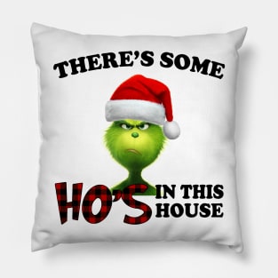 Funny Grinch Christmas Grinch Funny Gift Grinchmas Grinch Lovers Pillow