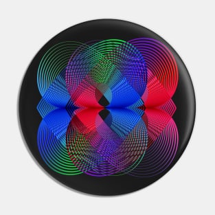 Geometric Abstract Kinetic Art Pin