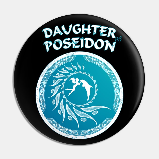 Daughter of Poseidon Pin by NicGrayTees