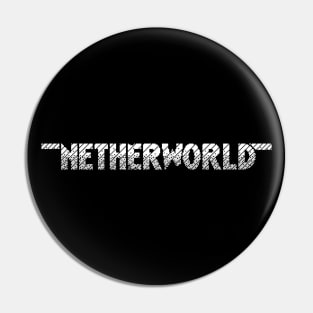 NetherWorld 8 Bit Art Pin