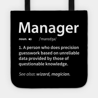 Manager Definition Tote