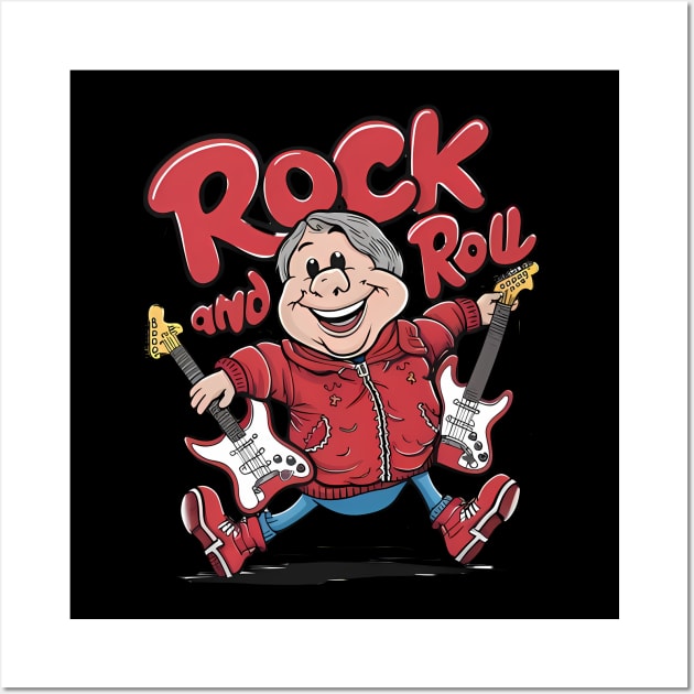 Rock And Roll Groovy Guitarist Rocking Out - Rock And Roll Groovy ...