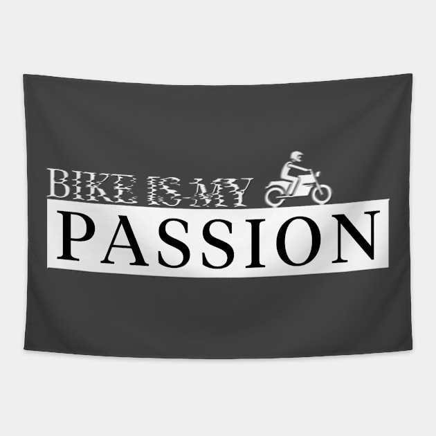 Bike is my passion Tapestry by Suraj Rathor