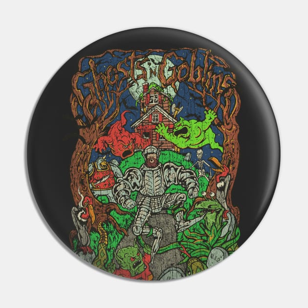 Ghosts 'n Goblins Arcade 1985 Pin by JCD666