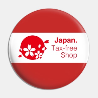 Japan. Tax-free shop Pin