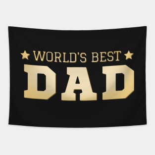 Worlds Best Dad | Vintage 3D Tapestry