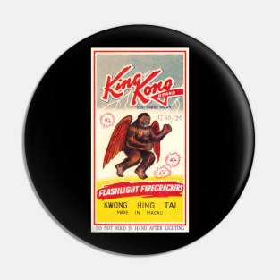 VINTAGE FIRECRACKER KING KONG BRAND IN MACAU Pin