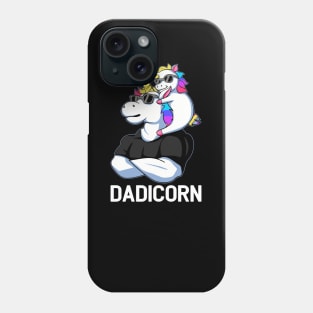 Dadicorn Gift Fathers Day Unicorn Dad Gift Phone Case