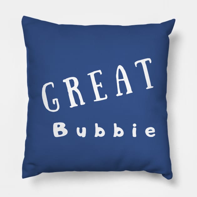 Great Bubbie Pillow by Comic Dzyns