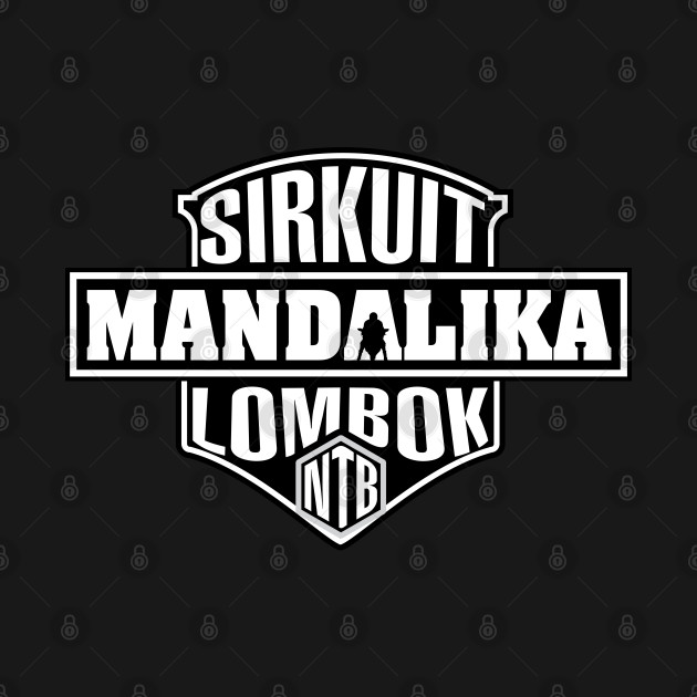 Sirkuit Mandalika Lombok NTB BW Print FB by G-Design