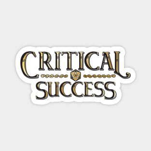 Critical Sucess Natural 20 Golden Vintage Magnet