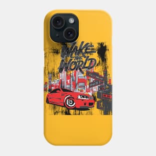 Wake the World, American Muscle Car, New York Vintage Cars Phone Case