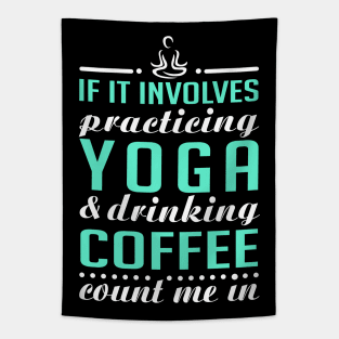 Yoga and Coffee Tapestry