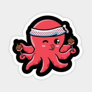 Kawaii Takoyaki Octopus Magnet