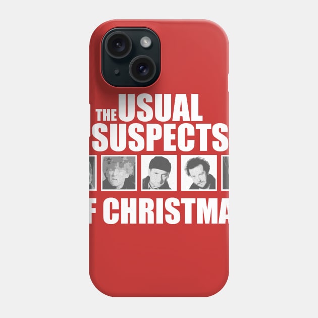 The usual Christmas Suspects Phone Case by nickbeta