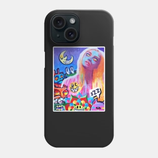 abstract collin painting Phone Case