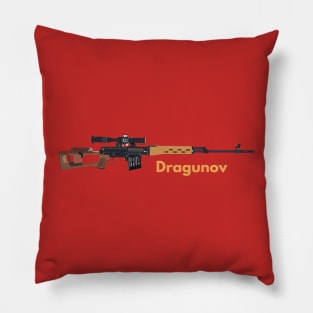 Dragunov SVD-63 Soviet Sniper Rifle Pillow