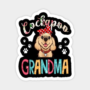 Cute Cockapoo Grandma Magnet