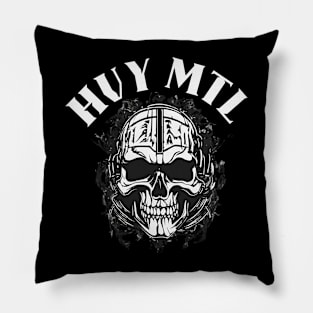 HEAVY METAL SKULL HVY MTL Pillow