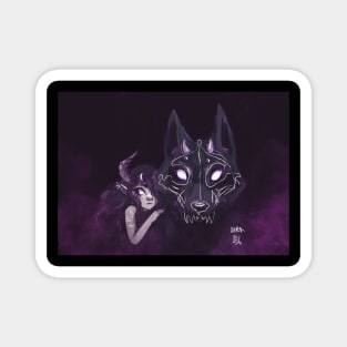 Spirit Wolf Magnet