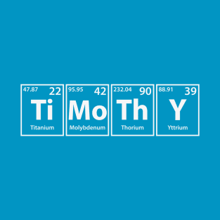 Timothy (Ti-Mo-Th-Y) Periodic Elements Spelling T-Shirt