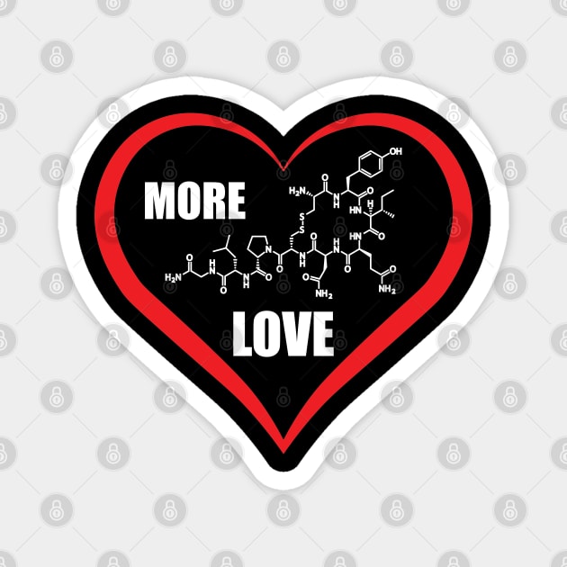 Oxytocin Hormone More Love Magnet by Hornak Designs