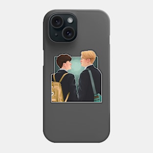 Nick and Charlie - heartstopper drawing Phone Case