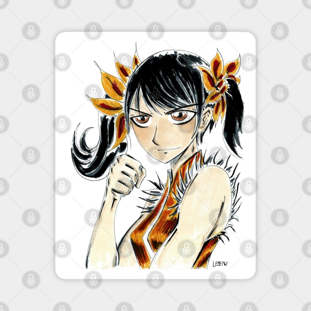 Ling Xiaoyu in tekken tag tournament Magnet by jorge_lebeau