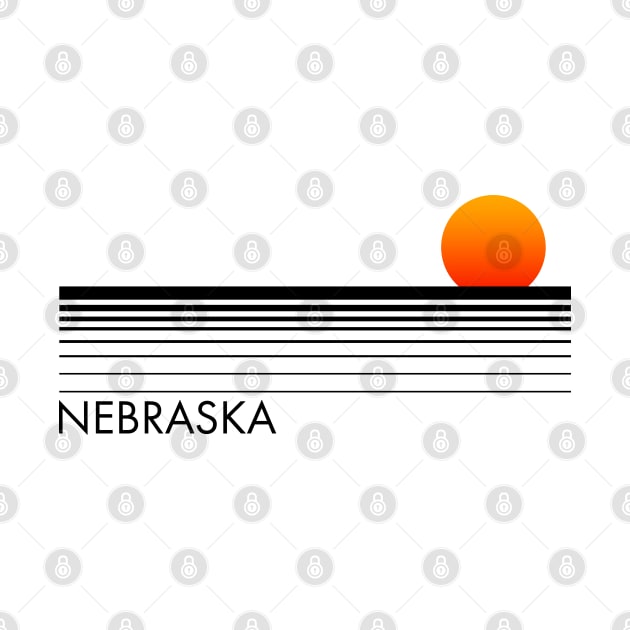 Nebraska Sun and Horizon by MalmoDesigns