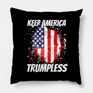 Keep America Trumpless ny -Trump Pillow