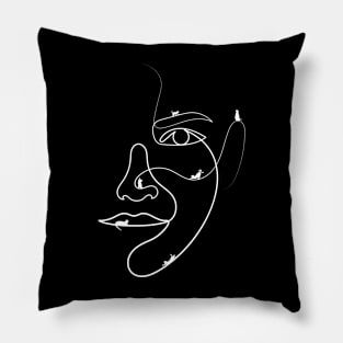 Cat Lover | One Line Drawing | One Line Art | Minimal | Minimalist Pillow