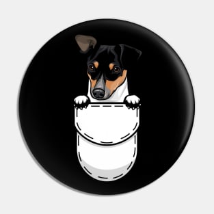 Rat Terrier Pocket Dog Pin