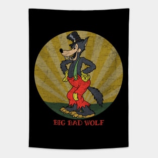 Vintage Big Bad Wolf Tapestry