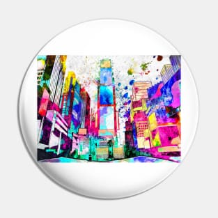 Times Square Grunge Pin