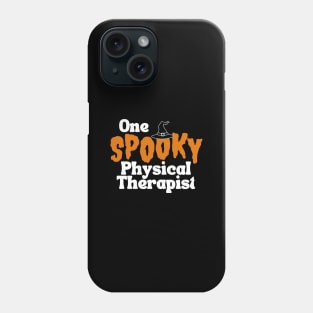 Physical Therapy Halloween Design with White Letters Phone Case